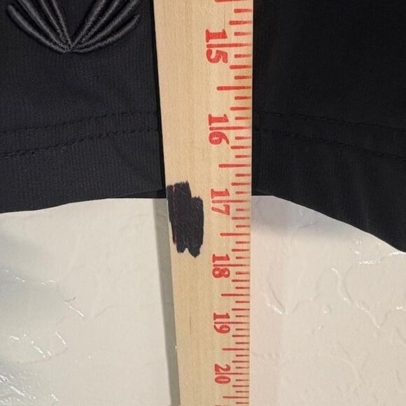 ASRV Shorts Mens Medium Black Tetra Training Gym Athletic Lined Zip Pockets - Picture 8 of 9